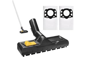 ZHEHNSA 3 pièces pour brosse aspirateur karcher WD3 WD5 WD4 WD6, pour embout aspirateur karcher WD6 WD5 WD4 WD6 accessoires, rechange y compris les buses et les sacs à poussière