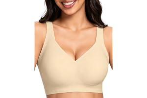 HOWIN Jelly BH för kvinnor full täckning push-up plus size BH trådlös | Trådlös, helskärm, för stora byster, bekväm och mjukt vadderad, T-shirt-bh för vardagsbruk, stöd och lyft