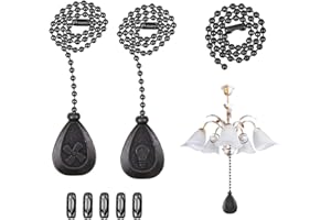 LbsAMP Estensione della catena di tiro leggero con catena a sfera 30 cm lunghezza per bagno wc da bagno luce del soffitto della ventola dell'interruttore della ventola del cavo cieco maniglia - 4pcs