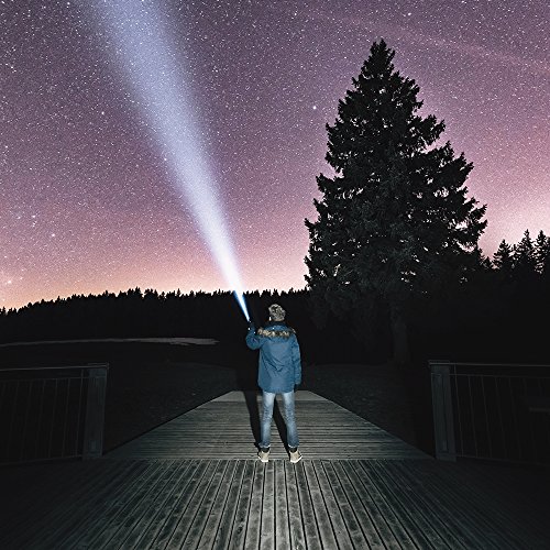 BAKTH Super Helle CREE XML T6 LED Taschenlampe, Einstellbarem Fokus, Wasserdicht Zoombar Taschenlampen für Camping, Wandern, Radfahren und andere - 6