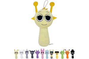 SYSYSYYASNL Plush Animal, 7.8-Inch Cute Plushies, Soft and Cuddly Plush for Halloween, Christmas, Valentine's Day, Plush Birthday Gifts for Boys, Girls and Fans (Light Yellow)