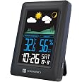 Portronics Meteo Type-C Powered Digital Weather Station Clock with Temperature & Humidity Monitor, Max/Min Records, LED Displ
