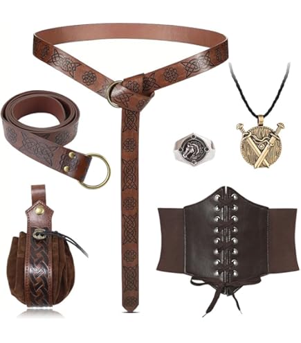 Tiardey 1 Pair Viking Wrist Guard Knight Medieval Style Gauntlet Viking