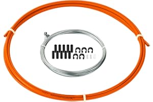 SHENZHENSHISHILILANTIANKEJIYOUXIANGONGSI Câble de changement de vitesse CNC pour vélo, boîtier de câble pour VTT, vélo de route, orange