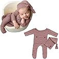 Babymoon Strechable Bodysuit & Cap for Baby Boys Photography Photoshoot Props Costume