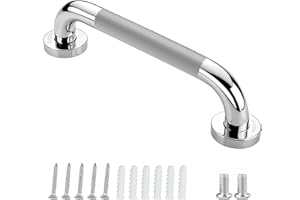 M JINGMEI Barre d'appui antidérapante pour salle de bain, en acier inoxydable 304, pour intérieur/extérieur, cuisine, chambre à coucher, salle de bain, douche et escalier, 30 cm, 1 pièce