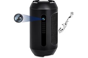 OTADUG Spy Camera Speaker, 1080P HD Mini Wireless Hidden Camera Security Surveillance Nanny Camera with Video and Audio, Motion Detection, Night Vision, 15-hour Playtime, 128 GB