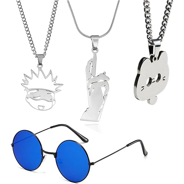 JinYu Cosplay cravatta occhiali spille Anime Cosplay Prop per fan