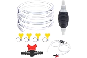 HSLXBY Pompa ręczna, pompa do transferu cieczy wodnej, uniwersalna pompa syfonowa z elastycznymi 3M, przenośna ręczna pompa do transferu paliwa, benzyny, oleju napędowego, wody płynnej