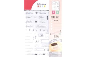 Tampons transparents 'Artemio' Bullet Journal