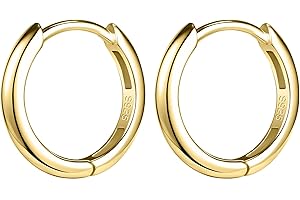 AOEDEJ Gold Hoop Earrings for Women Gold Hoops Gold Hoops Earrings for Women Small Hoops for Second Hole Huggie Earrings for Women
