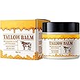 Beef Tallow, Beef Tallow for Skin, Tallow and Honey Cream, Organic Beef Tallow Balm for Face Moisturizer with Raw Wild Honey for All Purpose Balm, Natural Beef Tallow Lotion for Skin Care (60g)
