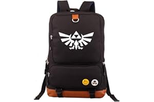 WANHONGYUE The Legend of Zelda Juego Bolsos Mochila para Portátil Bolsa para la Escuela Estudiantes Backpack