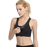KYEYGWO Padded Yoga Sports Bra for Women, Non Wired Running Workout Bra with Removable Pads