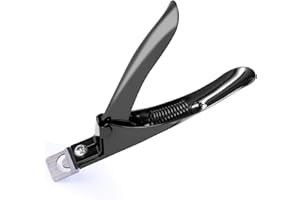 ‎MELODYSUSIE MelodySusie Nagelknipser Maniküre Tip Cutter Schneider für Kunstnägel Gelnägel Fingernägel Falsche Nägel (Schwarz)