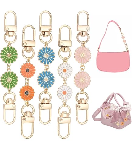 Chaîne D'extension Et Ruban Décoratif Pour Sac à Main - Vert Menthe - Accessoire Bandoulière Réglable