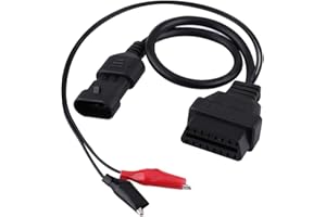 TBEST Ducato 3 Pin Obd,Cavo Diagnostico, Cavo Diagnostico Connettore Adattatore Obd2 3 Pin A 16 Pin Sostituzione Per Cavo Diagnostico Alfa Lancia