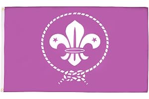 AZ FLAG Flagga Scouter lila 150x90 cm 100D Polyester 2 Öljetter