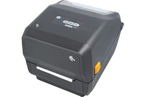 ZEBRA TECHNOLOGIES Zebra ZD421t ZD4A042-30EE00EZ Imprimante à Bord détachable, 203 DPI Thermique directe, Transfert Thermique – Largeur d'impression Max. 104 mm, BTLE, LAN, USB, Ports hôtes USB (ZD4A042-30EE00EZ), Gris