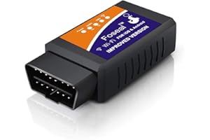 Foseal OBD2 Scanner WIFI Auto Diagnostic Improved Version, Car OBDII Scan Tool Code Reader Adapter Check Engine Light Diagnostic Tool for iOS & Android