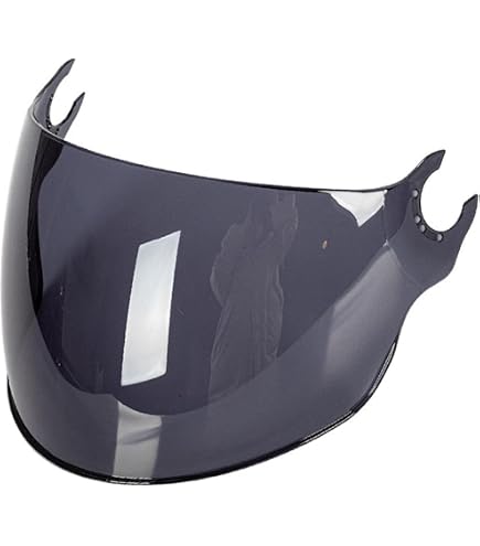 Baoblaze Visiera Per Casco Moto In PC Antigraffio - Lente Trasparente Antiappannamento, Protezione UV, 3 Scatti - Adatta Uomo/Donna