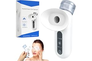 TOGETDREAM Eye Steamer for Dry Eyes, Eye Mist Steam Sprayer, Heated Nano Eye Mist Sprayer, Steam Therapy Wand for Dry Eyes, Handheld Eye Moisturizer with Cold & Hot Compress Mode for Dry Eyes & Face