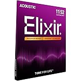 Elixir 16027 Nanoweb Phosphor Bronze Akustik Gitar Teli (11-52)