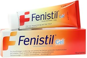 GLAXOSMITHKLINE FENISTIL Gel 50g Fast Relief Itching Skin, Rashes, Insect Bites, Skinburns