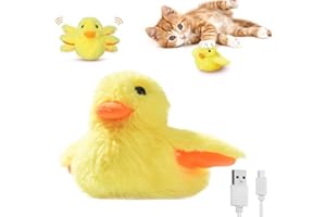 NIZIRIOO Zabawka dla kota zabawka dla kota elektryczna zabawka dla kota: elektryczna zabawka dla kotów, interaktywne akcesoria dla kotów z dźwiękiem, kocimiętka pluszowa zabawka, nadająca się do prania zabawka dla kota