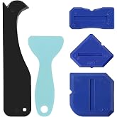 WOLMIK Sealant Finishing Tool Set - 5 Pcs Silicone Scraper Tools, Silicone Sealant Remover Tool, Upgraded Sealants Finishing