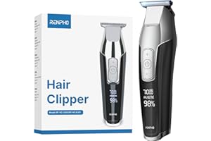 ‎RENPHO RENPHO Haarschneidemaschine Profi, Trimmer Herren mit Leistungsstarker Motor, Haarschneider 0-12mm, Haartrimmer Herren mit Einstellbarer Geschwindigkeit