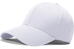 Favuit Baseball Cap Herren Damen, Athletic Baseballkappe Unisex Kappe Verstellbar Einfarbig Basecap Einheitsgröße Baumwolle Sonnenhut für Sport Reisen Draußen