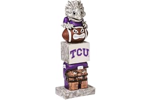 TEAM SPORTS AMERICA Evergreen Enterprises NCAA TCU Horned Frogs Tiki Totem