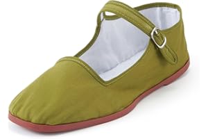 amtax Donna Classic China Flats, Casual Cina Bambola Scarpe, Cotone Mary Janes, Cinese Tai Chi Scarpe
