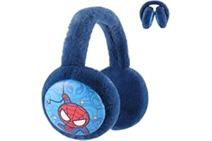 FEIFEI'S BOW Bambini Ragazzo Ragazza Spiderman Elsa Paraorecchie Inverno Pile Termico All'aperto Caldo Peluche All'aperto