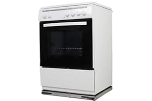 JT-LIZENZEN Roller Transportroller für Herd Kühlschrank Haushaltsgerät 42-62 cm bis 150kg (Silber)