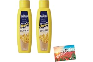 Set 2x Joppiesaus 850ml I Leckere Zwiebelsauce für Pommes oder andere Gerichte I Joppie-Sauce aus den Niederlanden I Joppiesoße Holland-Box by Vriens