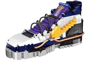 Doyomtoy Kobe 8 Boots Building Blocks Set, modello di scarpe da basket, display da collezione per fan di Kobe, regali di compleanno per bambini e adulti, oggetti da collezione, 503 pezzi…