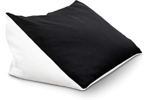 ‎SMOOTHY Bookworm Lesekissen - ergonomisches Keilkissen Nackenkissen mit Mikroperlen Ergonomie Kissen Rückenstütze Bücherkissen für Lange Lese Stunden und Kuschelige Nächte