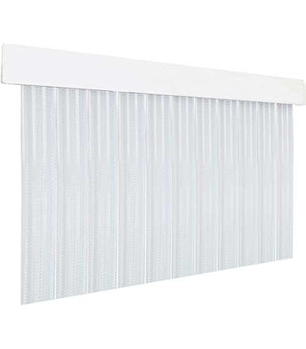 Cortina Antimoscas Para Puerta - PVC Impermeable, Ideal Para Exteriores E Interiores, Color Beige