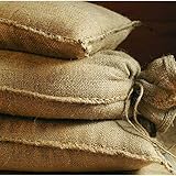 Sandsäcke Jute 20kg (30 x 60 cm) 10er Pack Hochwasser Sandsack Dammschutz