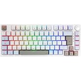 Gravion VEXOR RGB Mekanik Gaming Oyuncu Klavyesi 82 Tuş | 3 Mod (Bluetooth + 2.4G + Kablolu) | Huano Brown Kahverengi Switch 