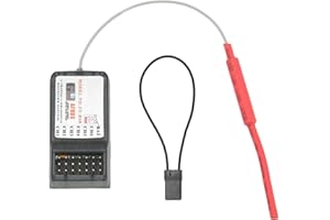 VBESTLIFE Ricevitore RC FS R6B, Ricevitore Sostitutivo Trasmettitore 2.4Ghz 6CH RC per FlySky I6 I10 TH9X FS CT6B FS T6