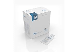 Vue Ultrasound Gel (20ml x30) - Sterile Single Wrapped Sachets Clear Conductive Transmission Gel for Ultrasound Monitors and Doppler Machine (20ml Single Wrapped Sachets - x30)