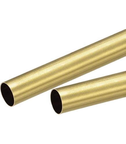 Tableau Rouen Laiton Rond Tube 7,5mm OD 0,25mm Paroi Épaisseur 300mm Longueur Tuyau Roue De Tondeuse