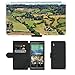 Produktbild PU Leder Wallet Case Folio Schutzhülle // M00313029 Orvieto Umbrien Italien Landschaft // HTC DESIRE 816