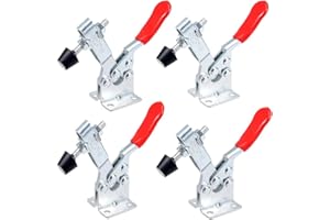 SAMCORN Linseray 4pcs Abrazadera de Palanca Pestillo 201-B Herramienta de Lliberación para Trabajo Pesado de la Mano del Lanzamiento Rápido del Metal 200 lbs de Capacidad