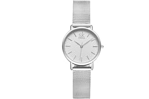 SHENGKE Creative Simplicity Women Watch Mesh Band Elegant Women Watches Ladies Business Wristwatch