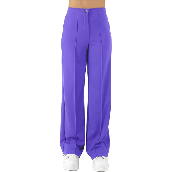ONLY Onlnova Life Vis Palazzo Pantaloni In Tessuto Donna, Design Moderno E Resistente