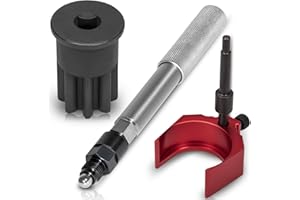 CAMOO For Caterpillar J-42083 Automatic Timing Pin, 9U-7227 Injector Height Adjustment Gauge Tool & Engine Barring Socket Fits CAT 3406E, C-15 and C-16(Set of 3)